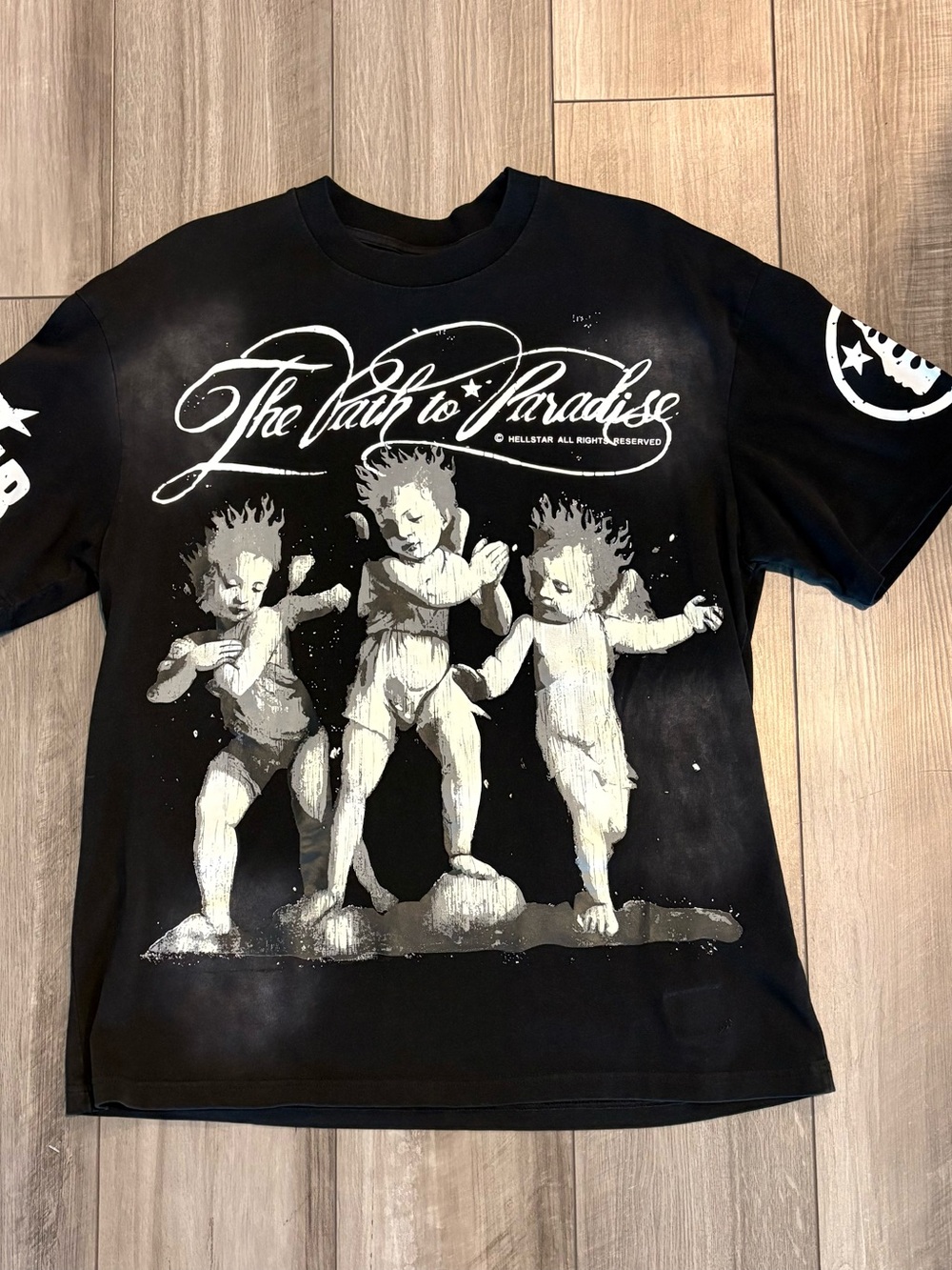 Hellstar The Path to Paradise Black Graphic Tee